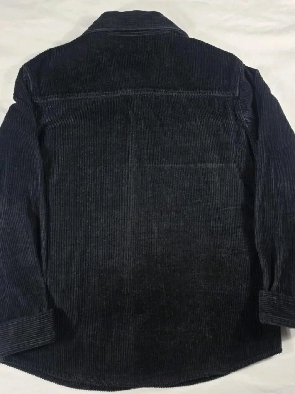 Buffalo David Bitton Jeremias Corduroy Button Shacket Black Men's Size M NWOT